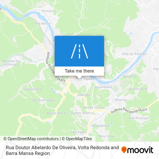 Rua Doutor Abelardo De Oliveira map