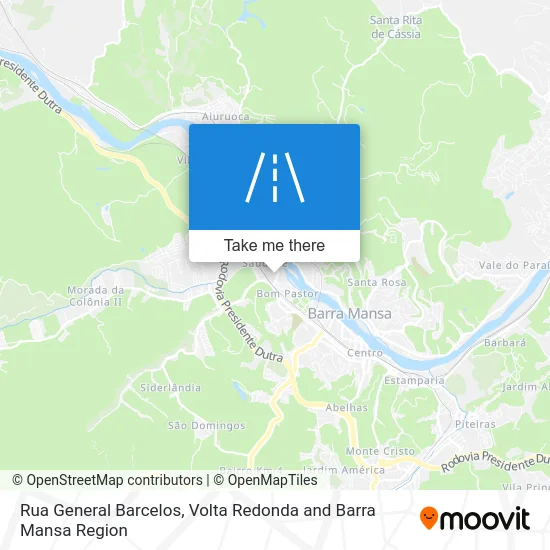 Rua General Barcelos map