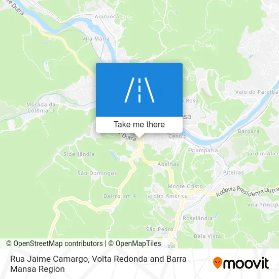 Rua Jaime Camargo map