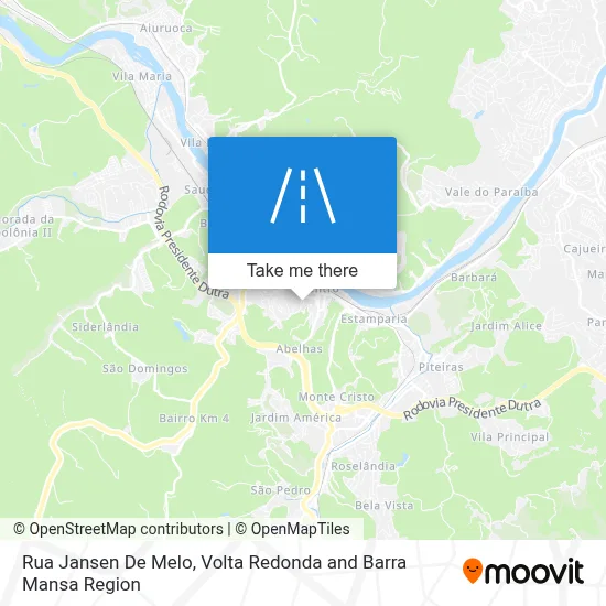 Rua Jansen De Melo map
