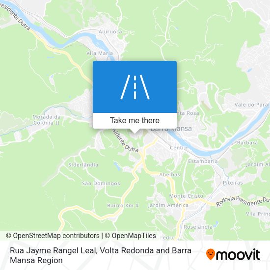 Rua Jayme Rangel Leal map