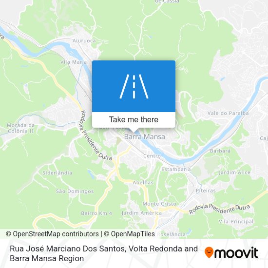 Rua José Marciano Dos Santos map