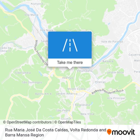 Rua Maria José Da Costa Caldas map