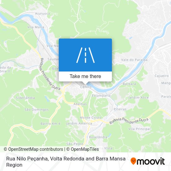 Rua Nilo Peçanha map