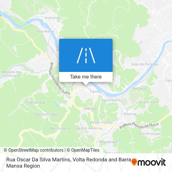 Rua Oscar Da Silva Martins map