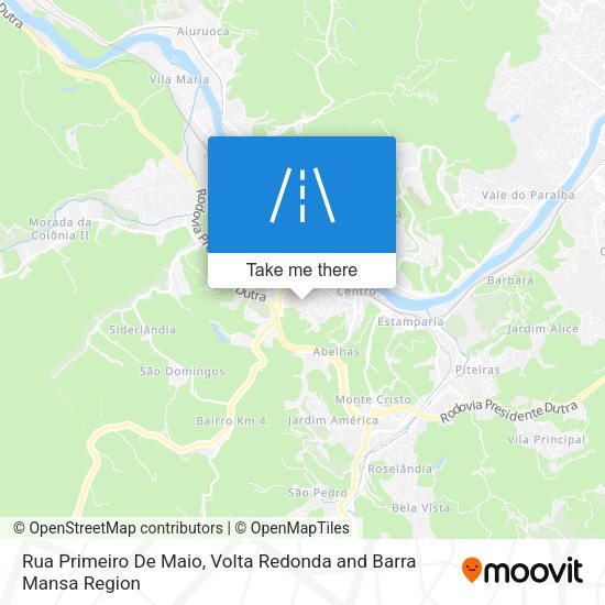 Rua Primeiro De Maio map