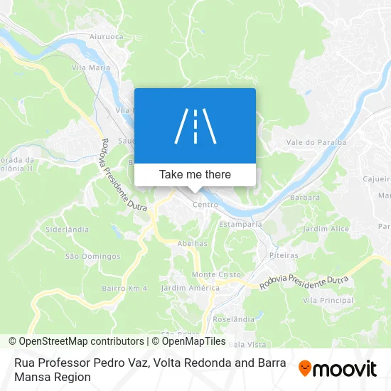Rua Professor Pedro Vaz map