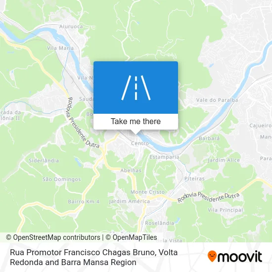 Rua Promotor Francisco Chagas Bruno map