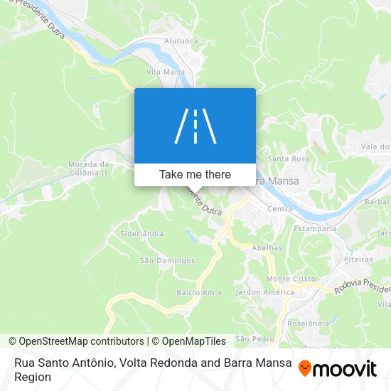 Rua Santo Antônio map