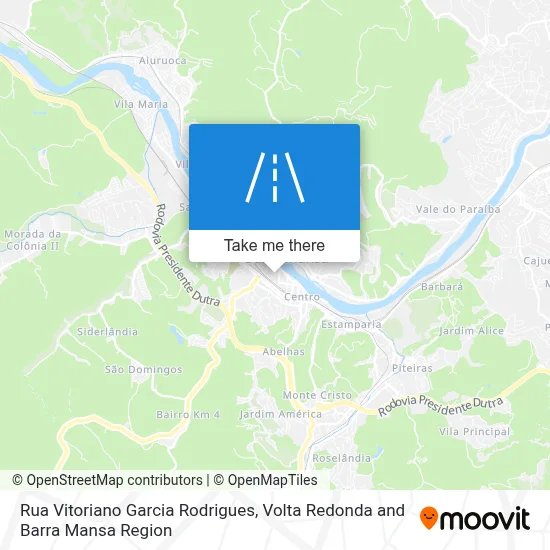 Rua Vitoriano Garcia Rodrigues map