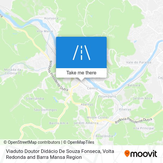 Viaduto Doutor Didácio De Souza Fonseca map