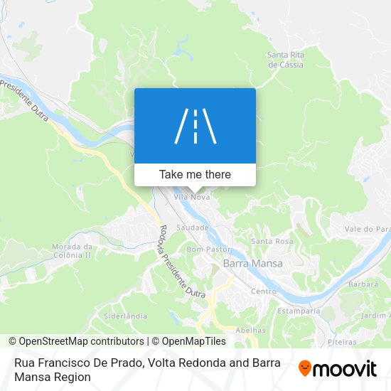 Rua Francisco De Prado map