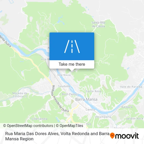 Rua Maria Das Dores Alves map