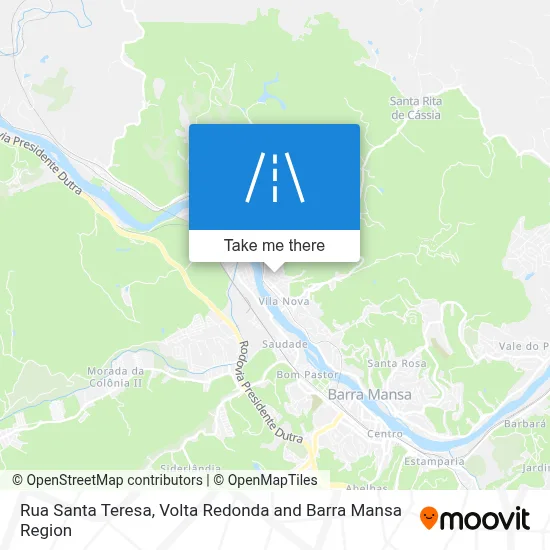 Rua Santa Teresa map