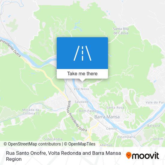Rua Santo Onofre map