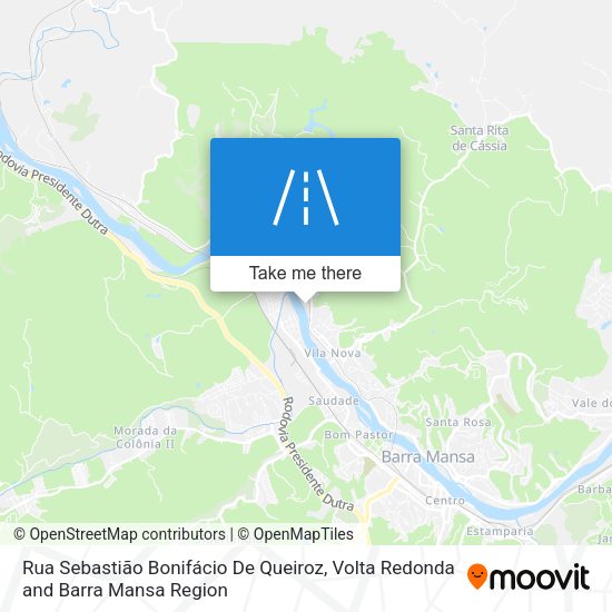Rua Sebastião Bonifácio De Queiroz map