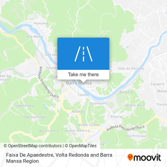 Faixa De Apaedestre map