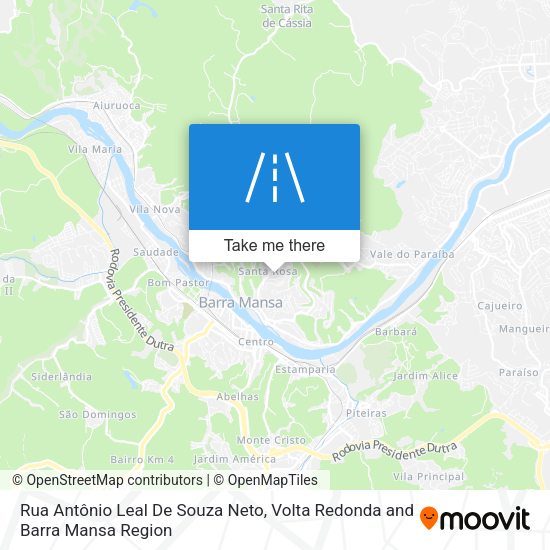 Rua Antônio Leal De Souza Neto map