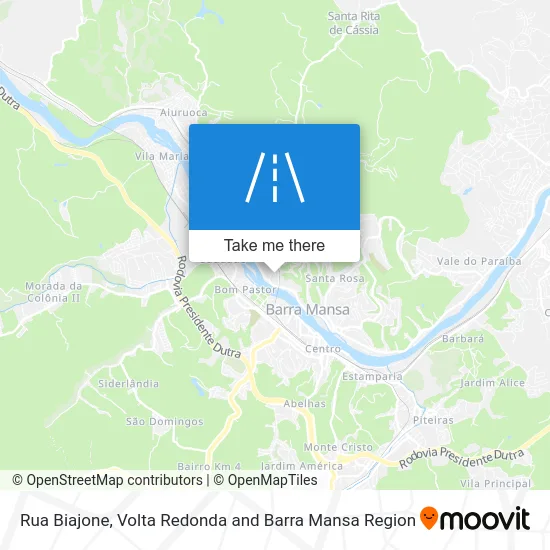 Rua Biajone map