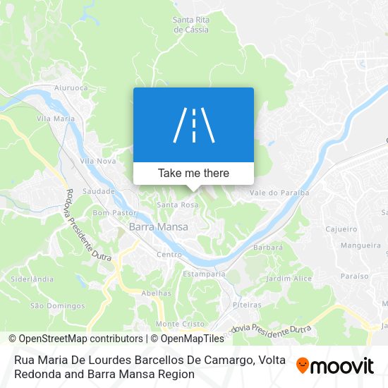 Rua Maria De Lourdes Barcellos De Camargo map