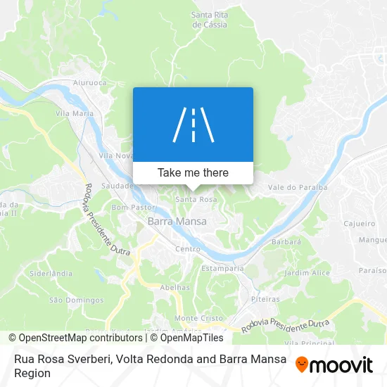 Rua Rosa Sverberi map