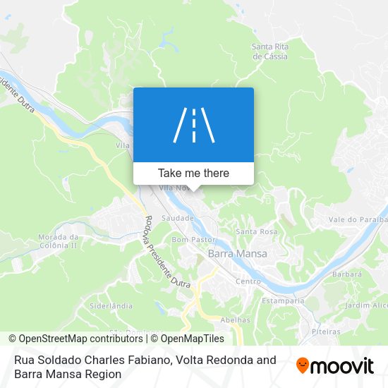 Rua Soldado Charles Fabiano map