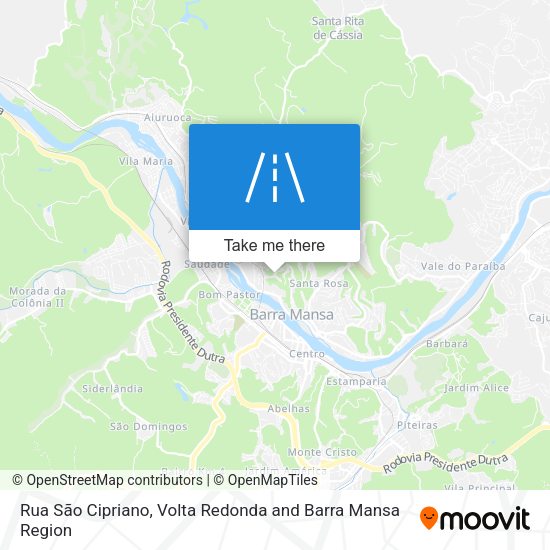 Rua São Cipriano map