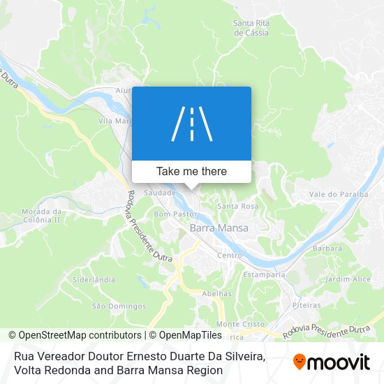 Rua Vereador Doutor Ernesto Duarte Da Silveira map