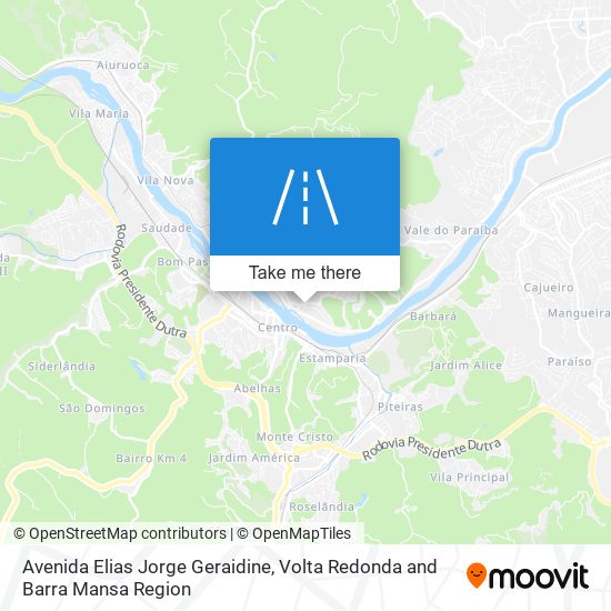 Mapa Avenida Elias Jorge Geraidine