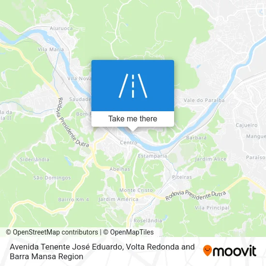 Avenida Tenente José Eduardo map