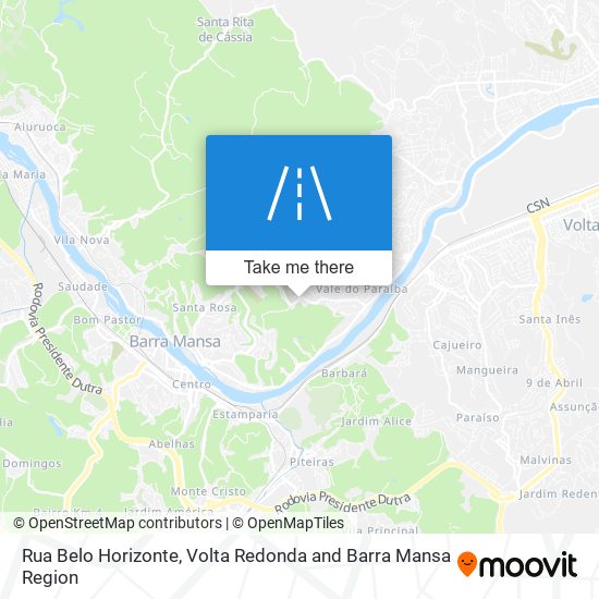 Rua Belo Horizonte map