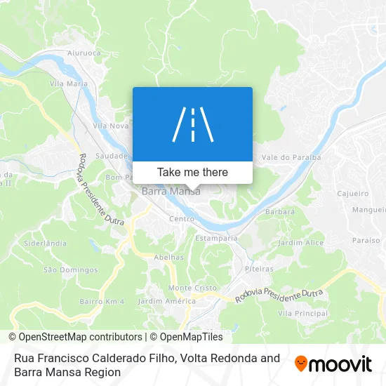 Rua Francisco Calderado Filho map