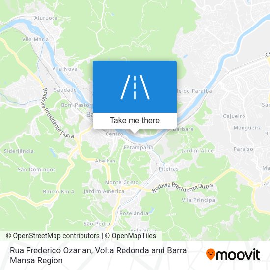 Rua Frederico Ozanan map