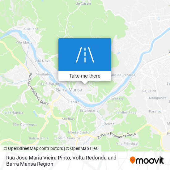 Rua José Maria Vieira Pinto map