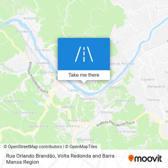 Rua Orlando Brandão map