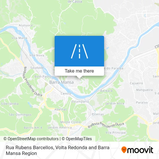 Rua Rubens Barcellos map