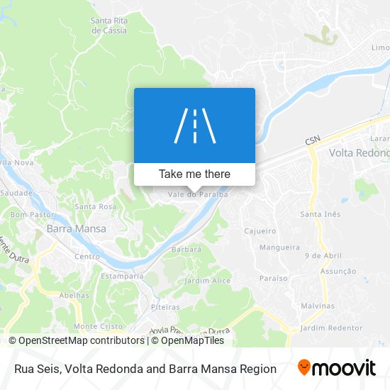 Rua Seis map