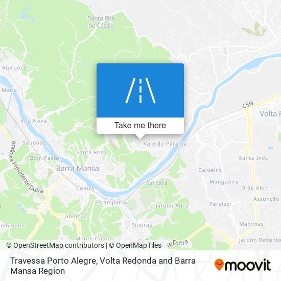 Mapa Travessa Porto Alegre