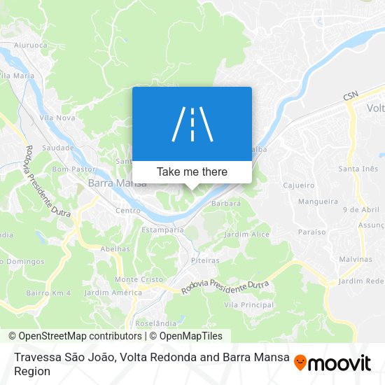 Travessa São João map