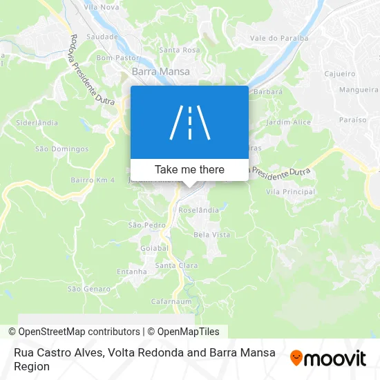 Rua Castro Alves map
