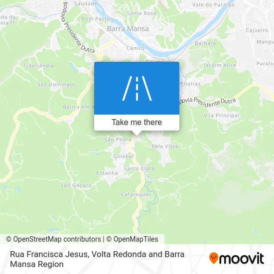 Rua Francisca Jesus map
