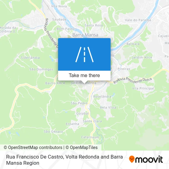 Rua Francisco De Castro map