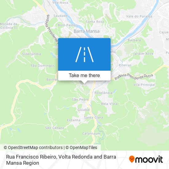 Rua Francisco Ribeiro map