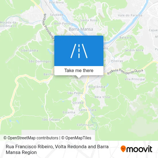 Rua Francisco Ribeiro map