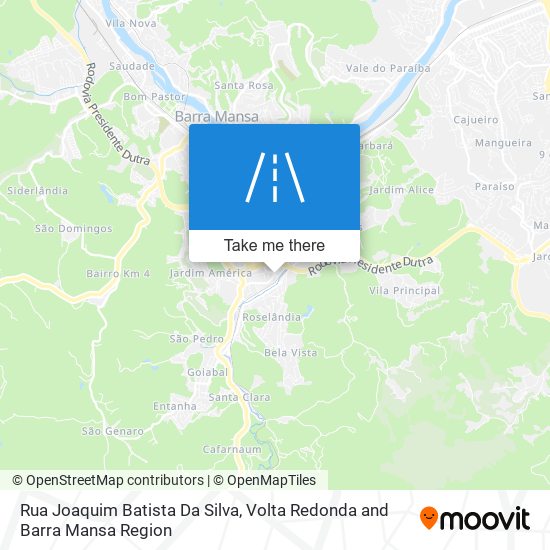 Mapa Rua Joaquim Batista Da Silva