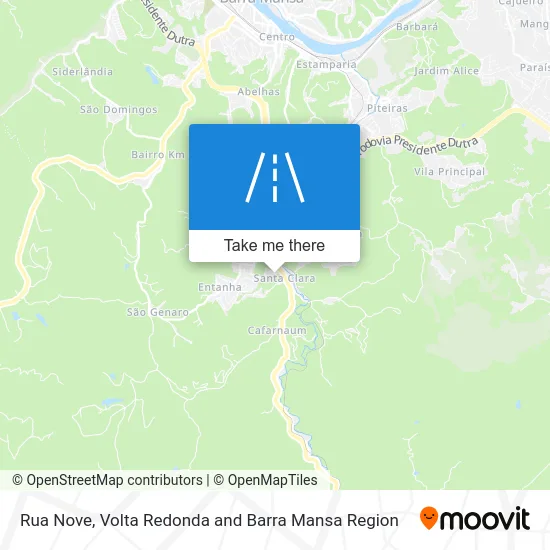 Rua Nove map