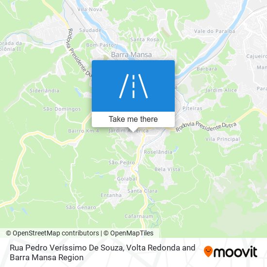 Mapa Rua Pedro Veríssimo De Souza