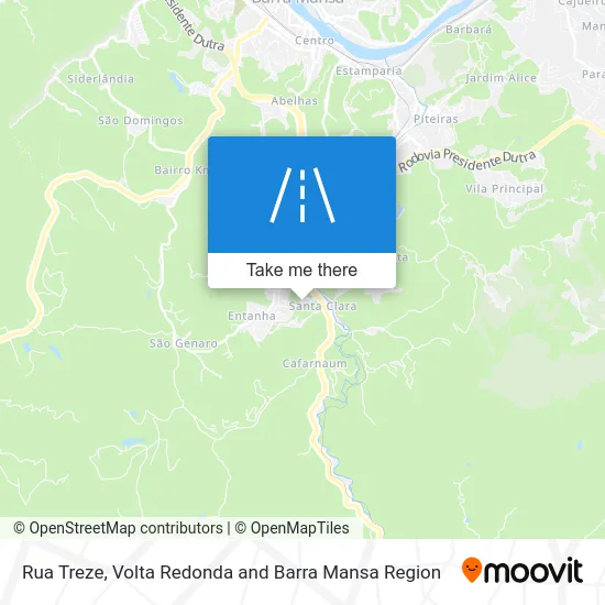 Rua Treze map
