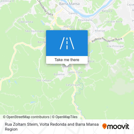 Rua Zoltam Steim map