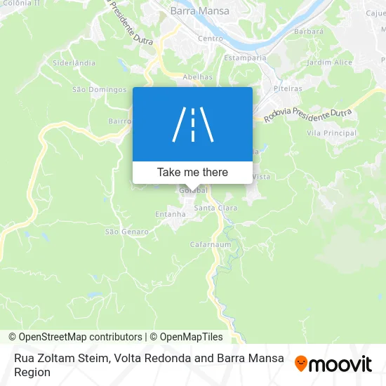 Rua Zoltam Steim map